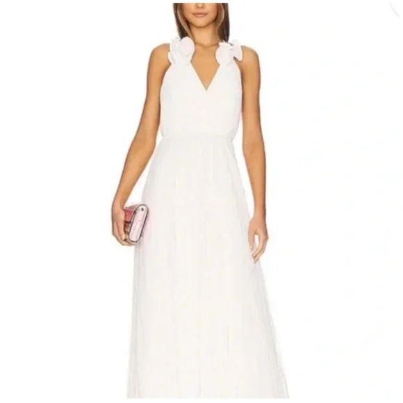 Milly Evie Pleated Maxi Dress 8 Milly Evie Pleated Maxi Dress 8